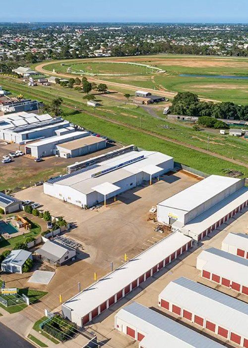Aerial Shot of Building Supplies — Ace Fabrications in Bundaberg QLD