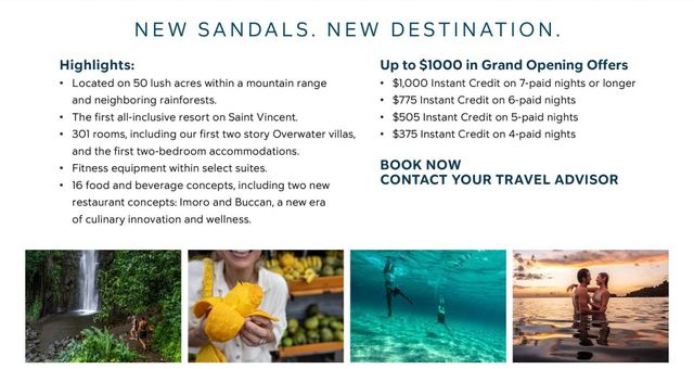 Sandals Regency La Toc is Now Open!