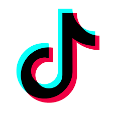 A tiktok logo on a white background.