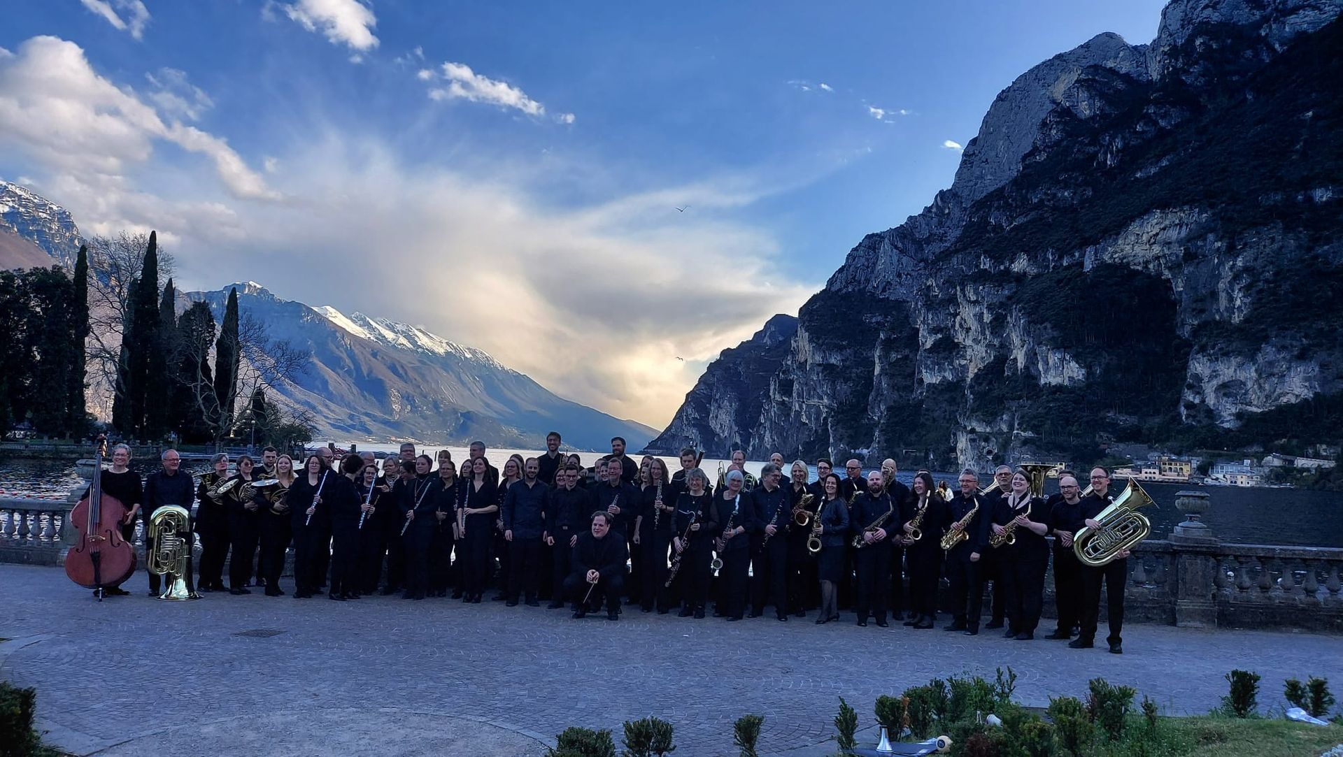 Filder-Wind Orchester, Riva del Garda, am Gardaseeufer