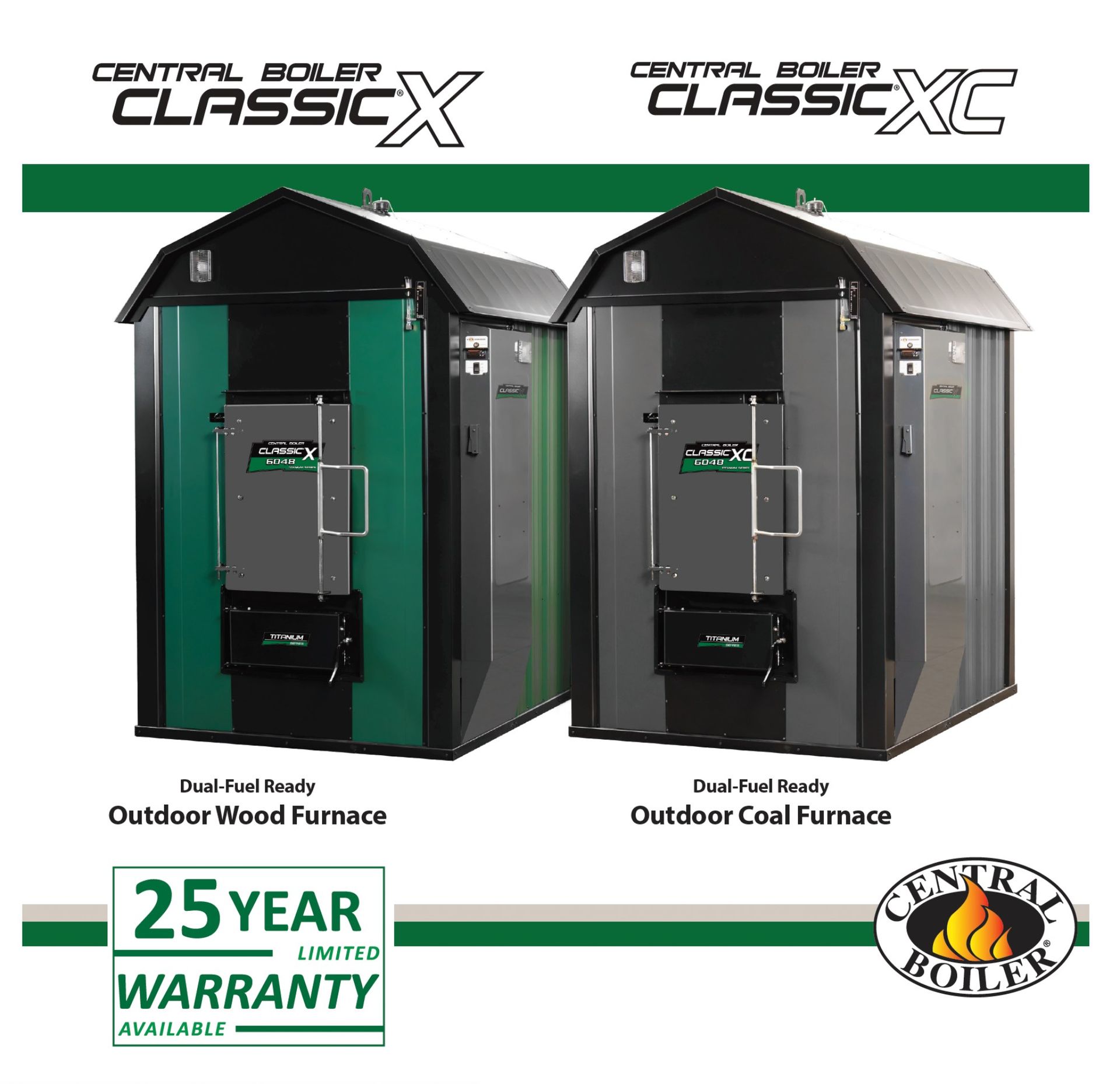 Central Boiler Classic X Series dual fuel outdoor furnaces
