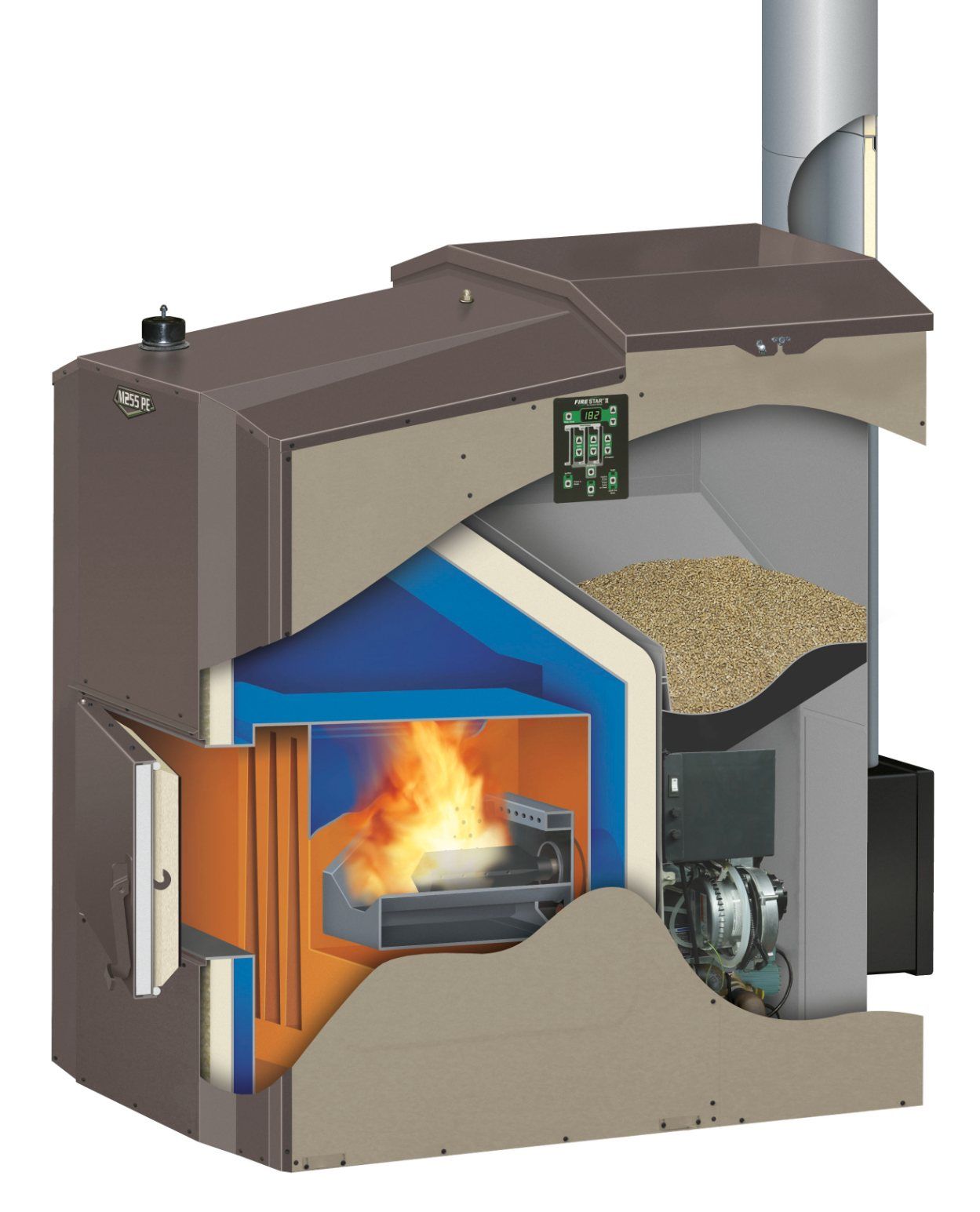 outdoor pellet furnace installation and repair  wisconsin