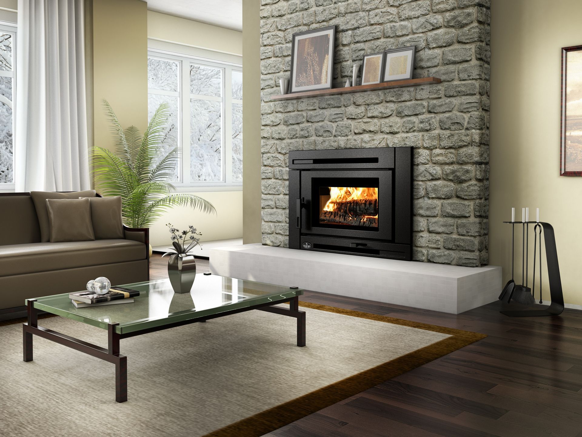 wood fireplace insert installation green bay wi