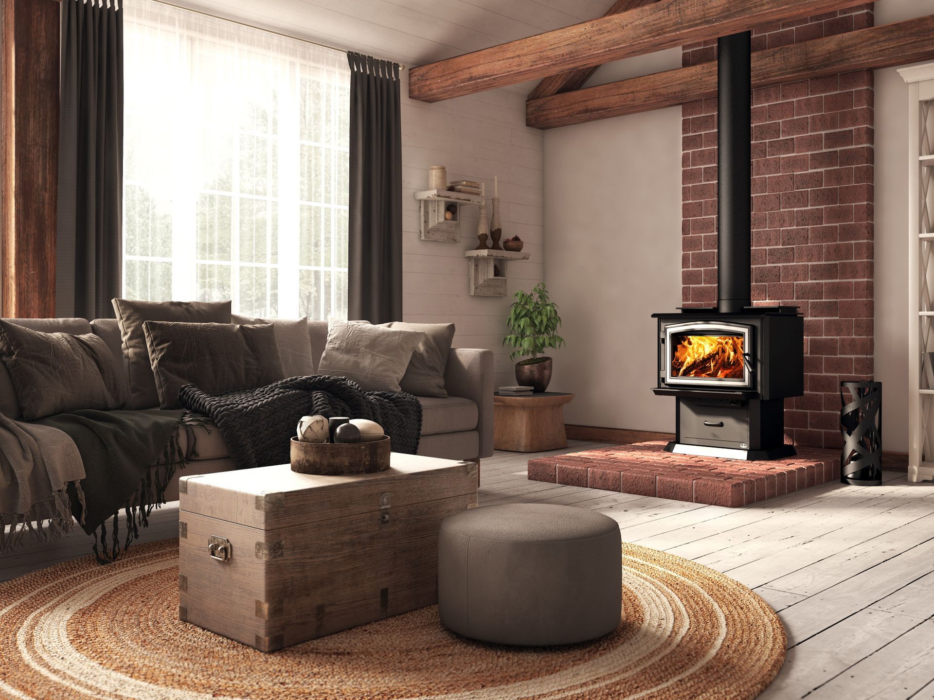 century heating wood stove Wisconsin