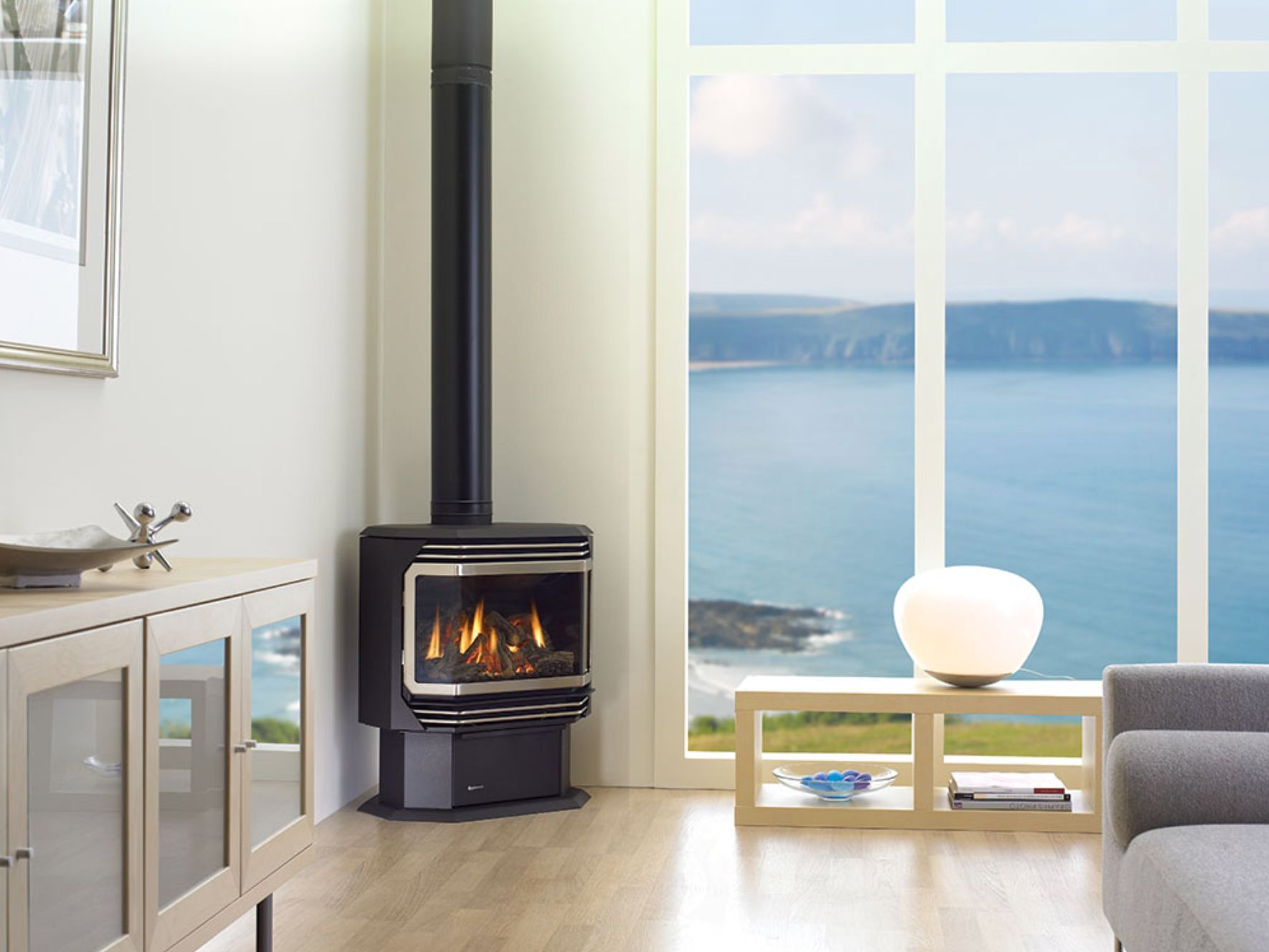 Iron Strike gas stove installation in Wisconsin