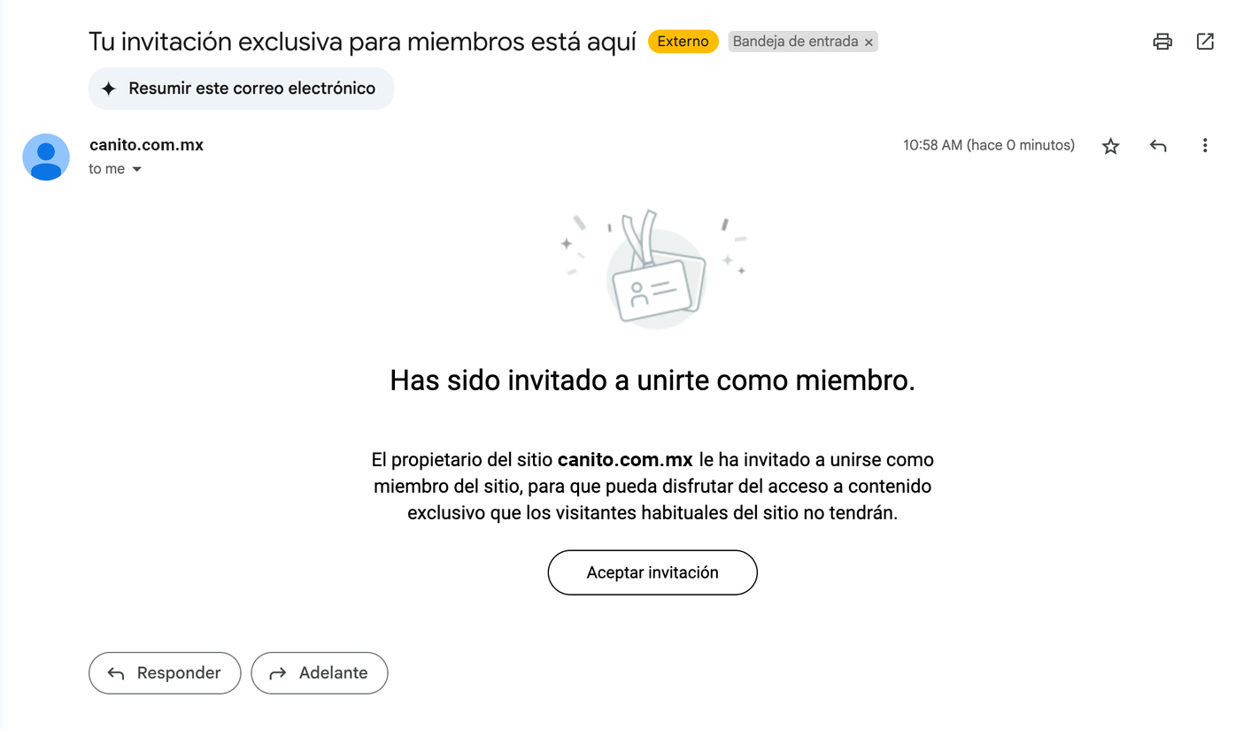 sitio web pagina web membresias