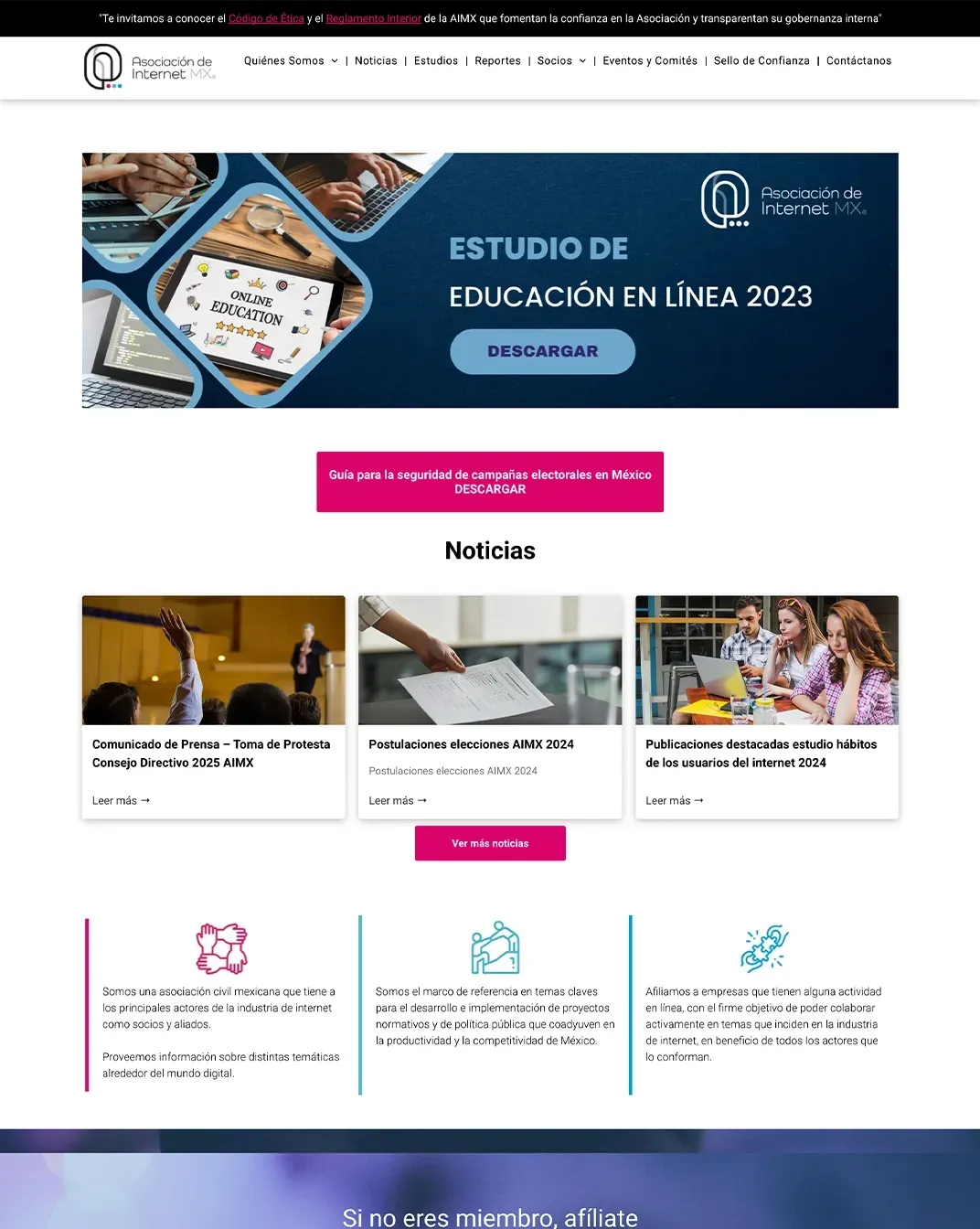 sitio web pagina web aimx