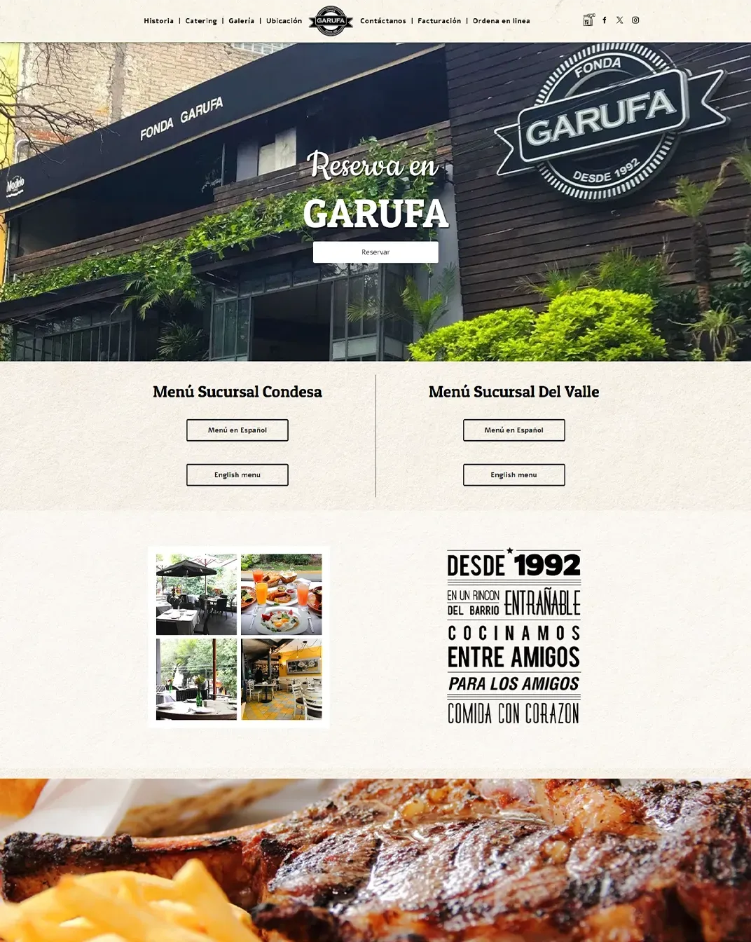 sitio web pagina web garufa