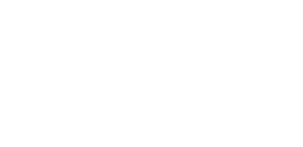 Logo: Brick house icon, text "Baires Masonry Solution LLC" below.