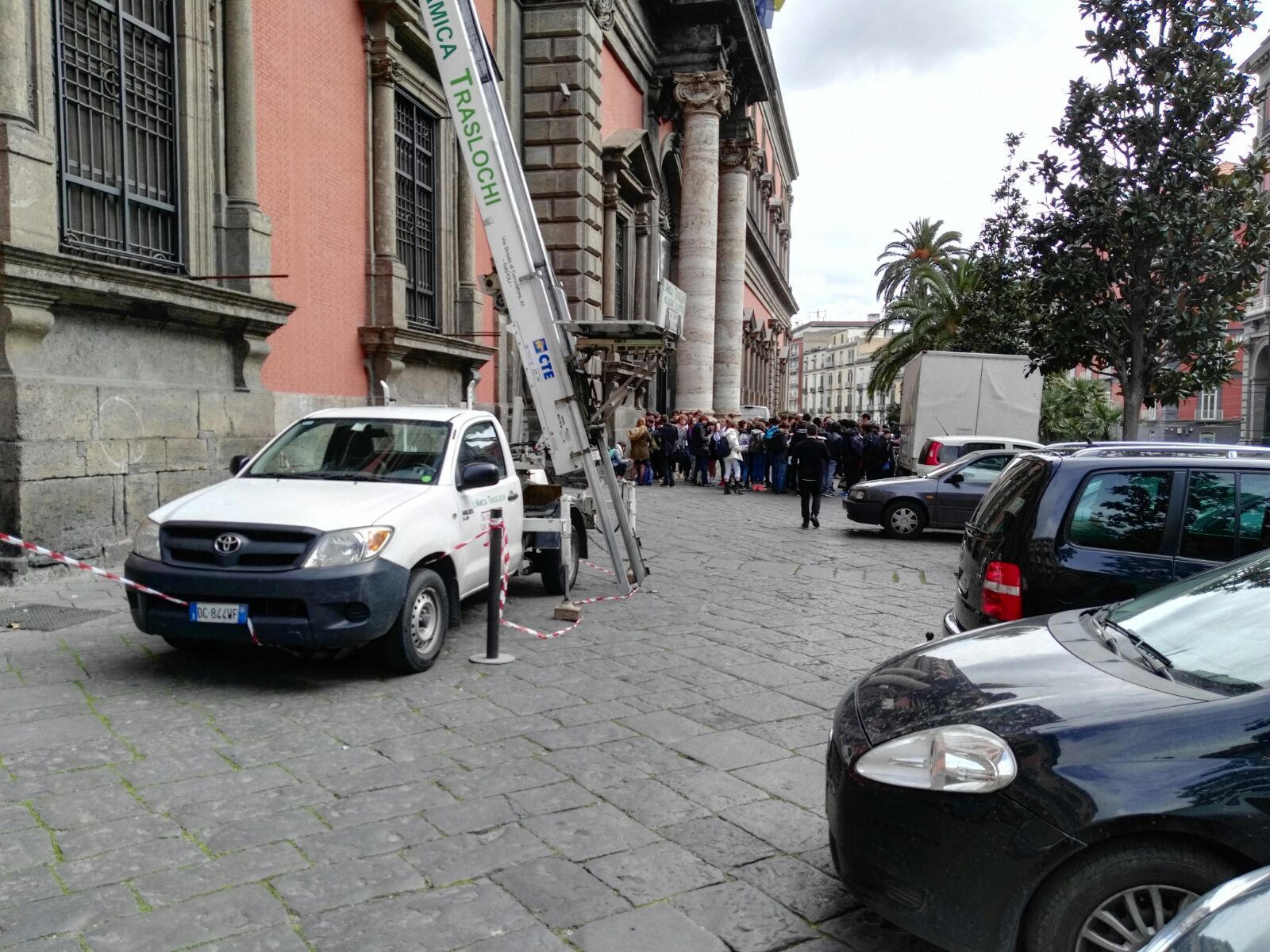 Serizio scala aerea Museo Nazionale di Napoli