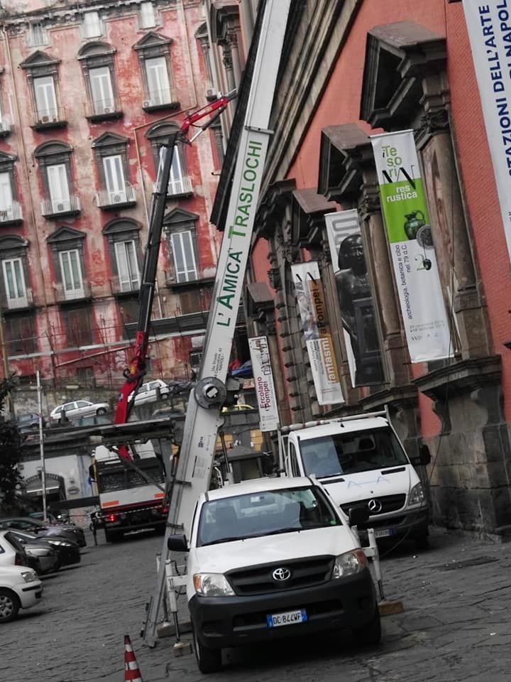 Servizio trasporto e trasloco per il Museo Nazionale di Napoli