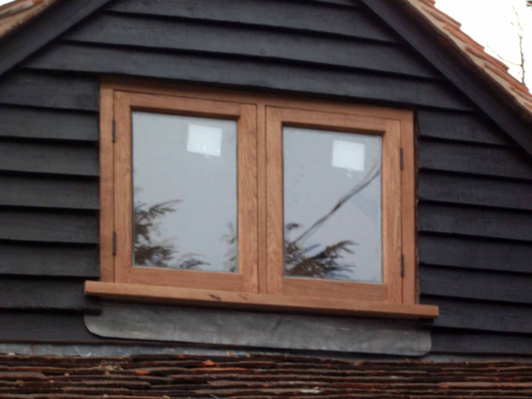 Bespoke hardwood windows for barn conversion in Sutton Valence