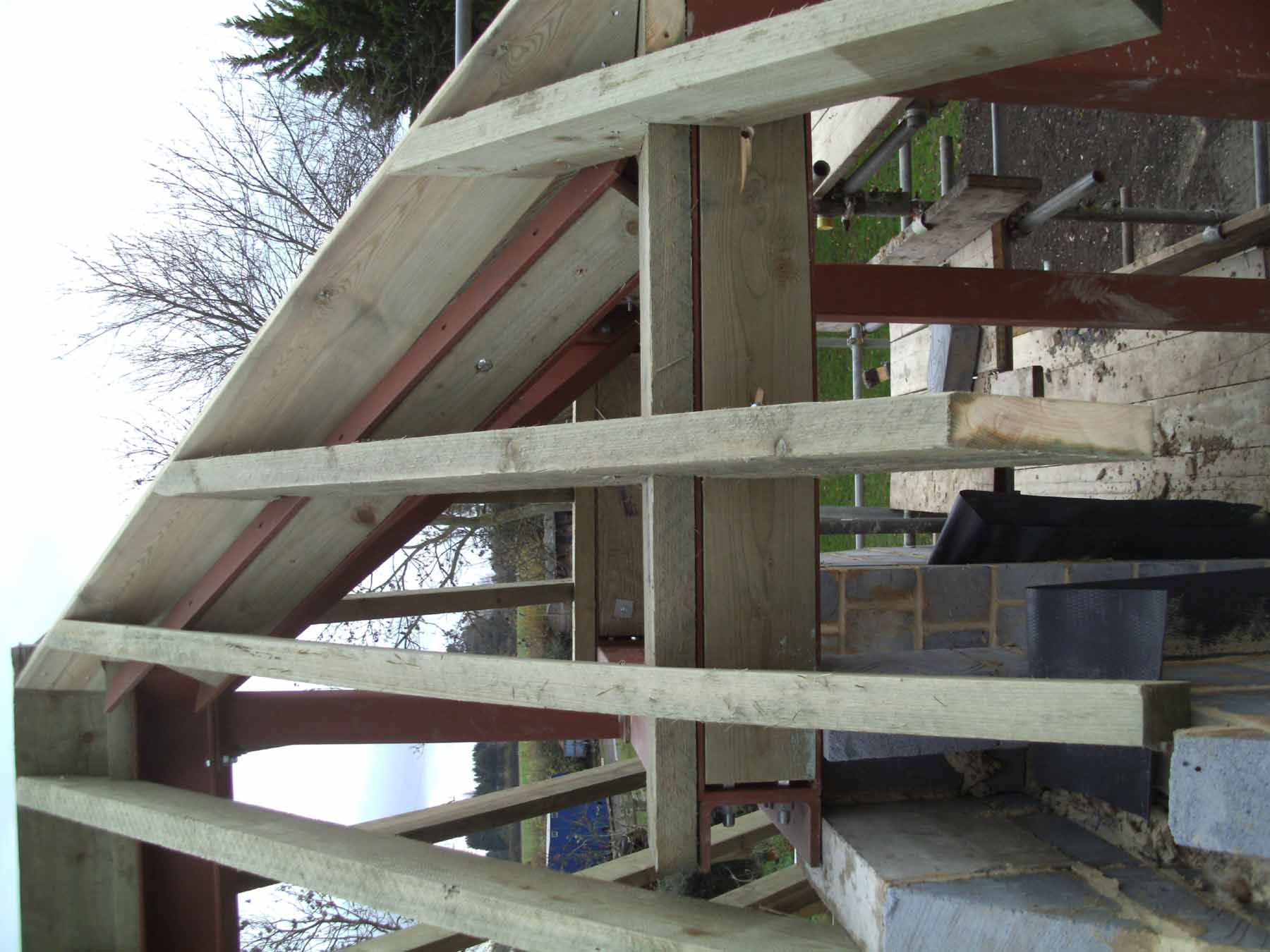 Steelwork and Timber project by Madison Property Developments