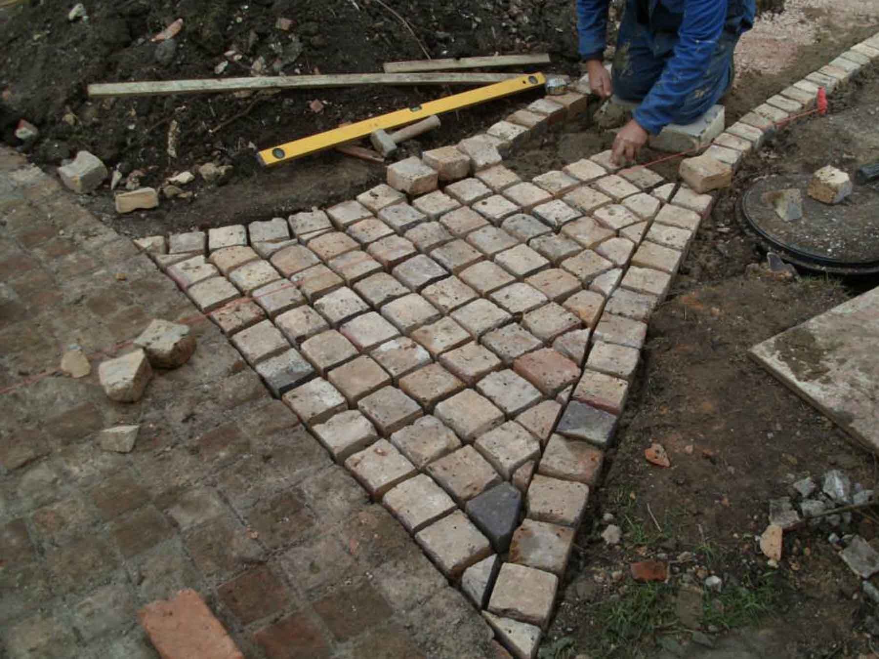 Traditional path stonework in Kent and Surrey