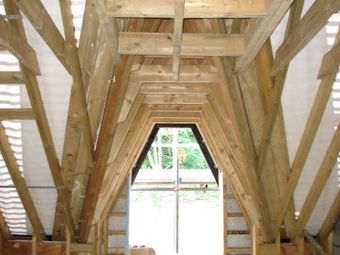 Timber frame dormer window