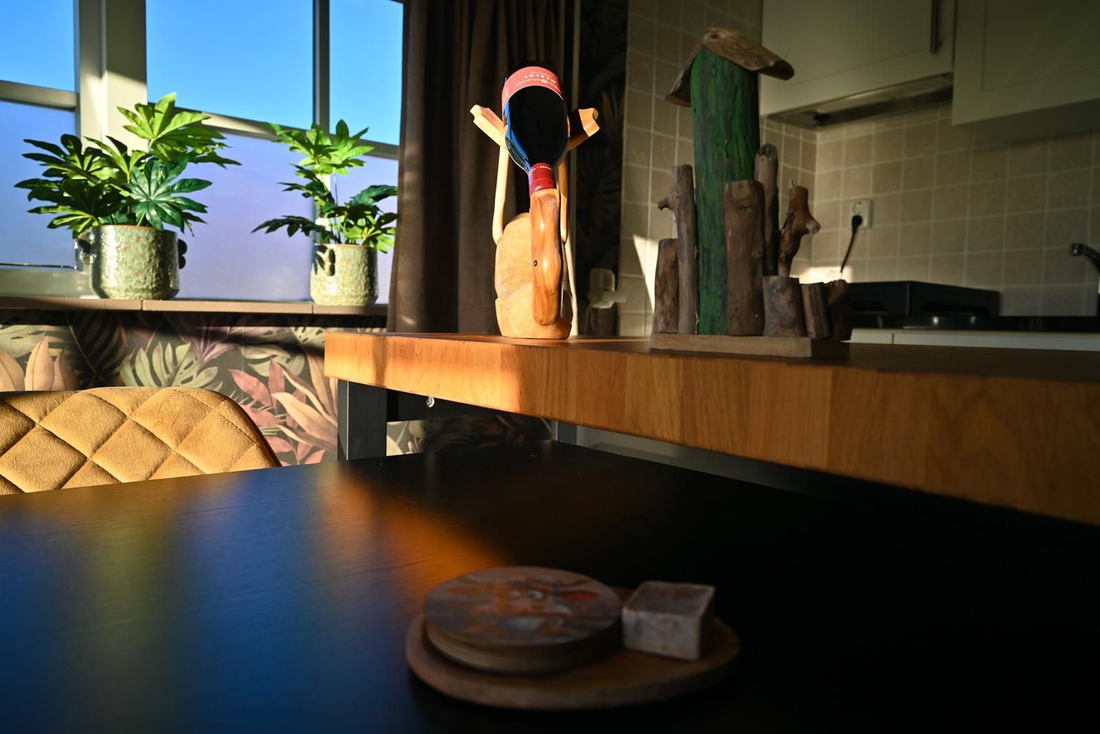 De keuken van Vakantiehuis Akkerzicht Oudesluis.