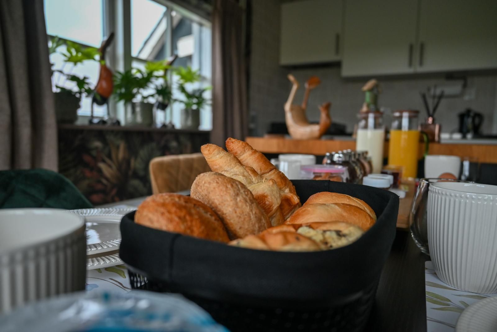 Ontbijt in de woonkeuken