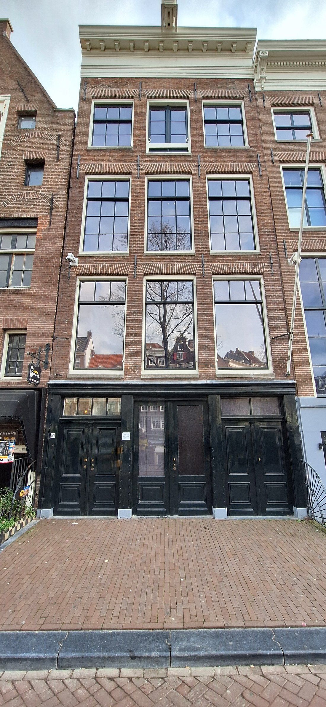 Het Anne Frank huis in Amsterdam