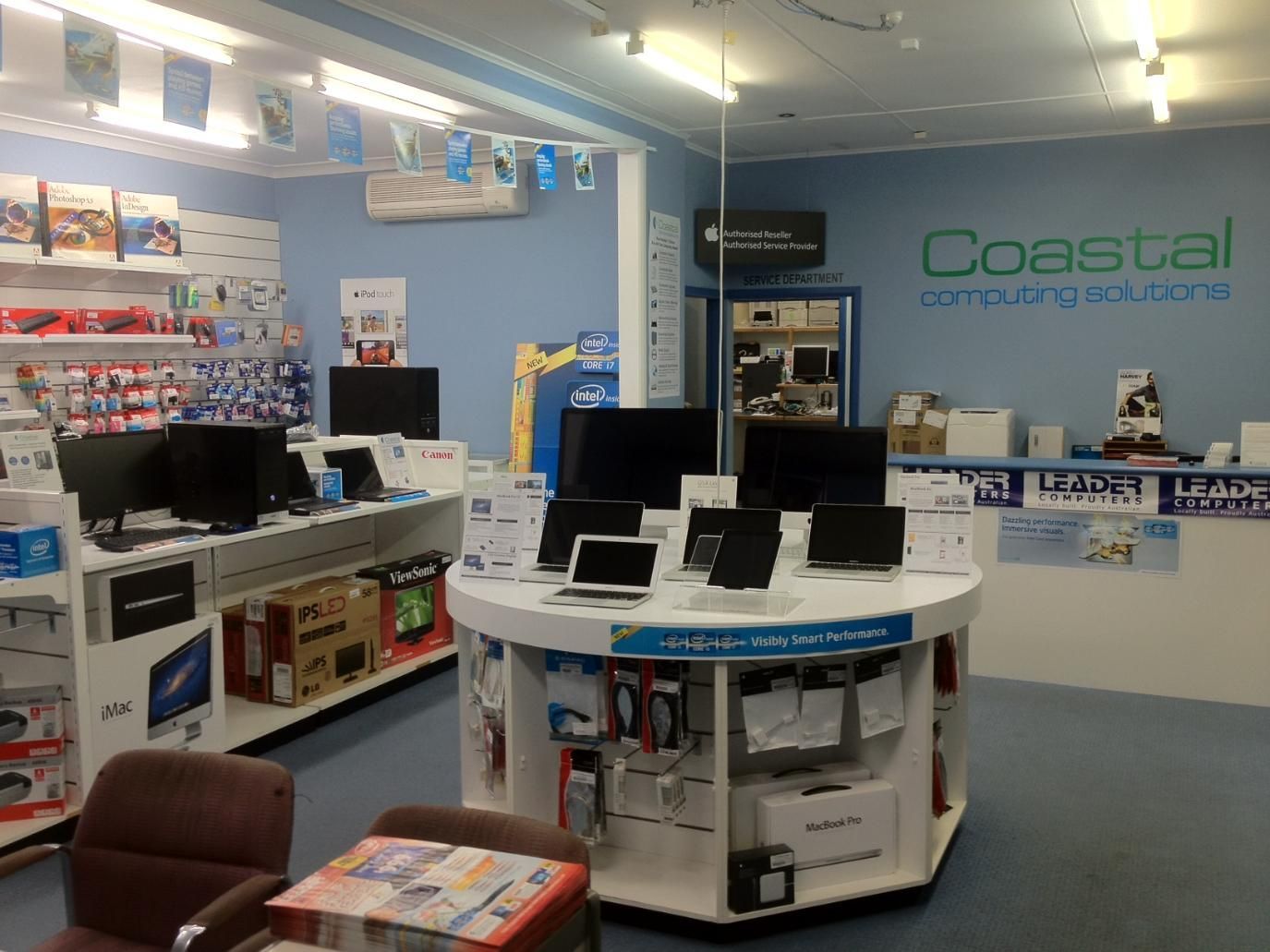 A Computer Store With a Sign That Says Coastal — Coastal Computing Solutions in Harrington, NSW