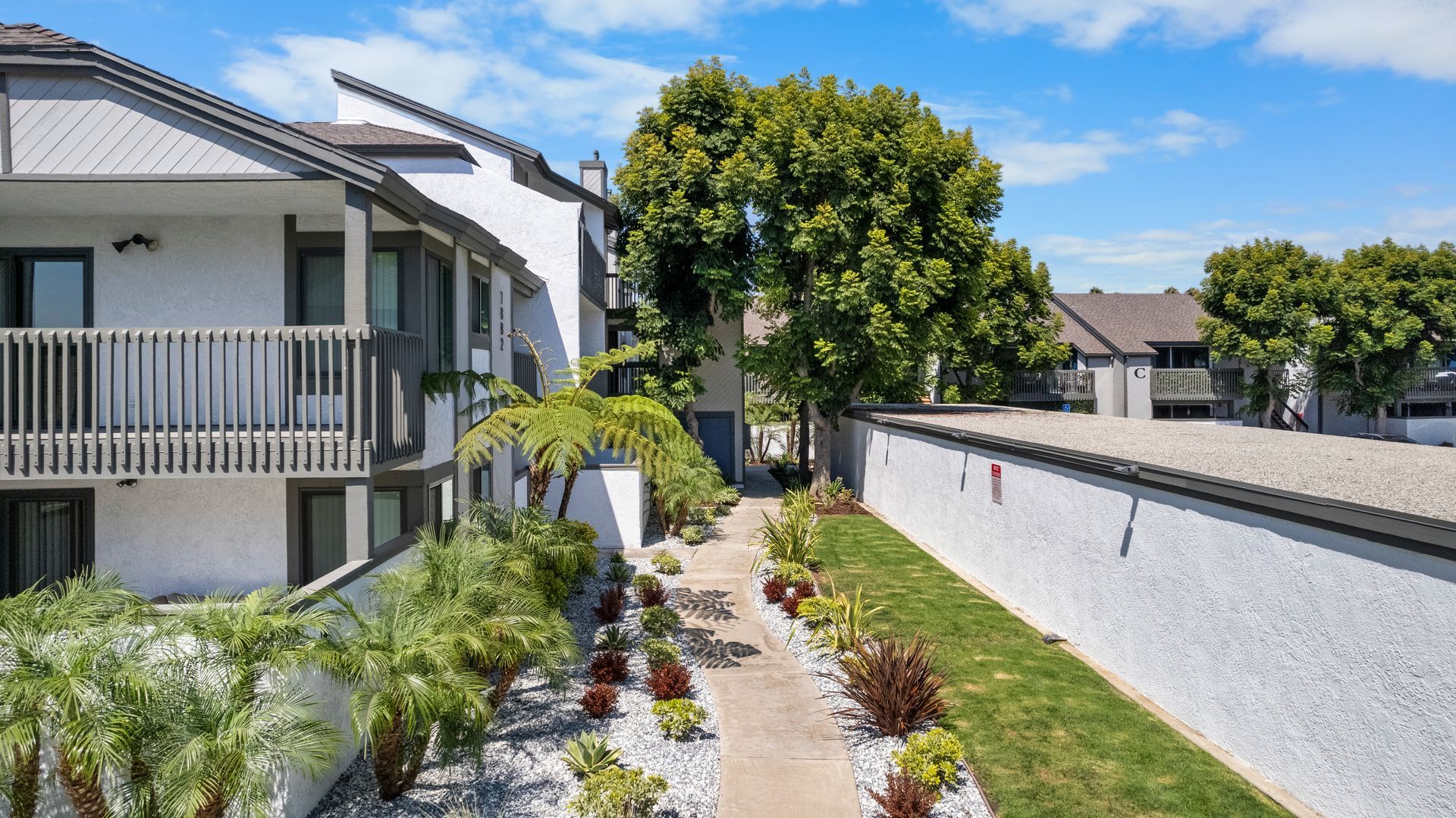 Carports and walkway