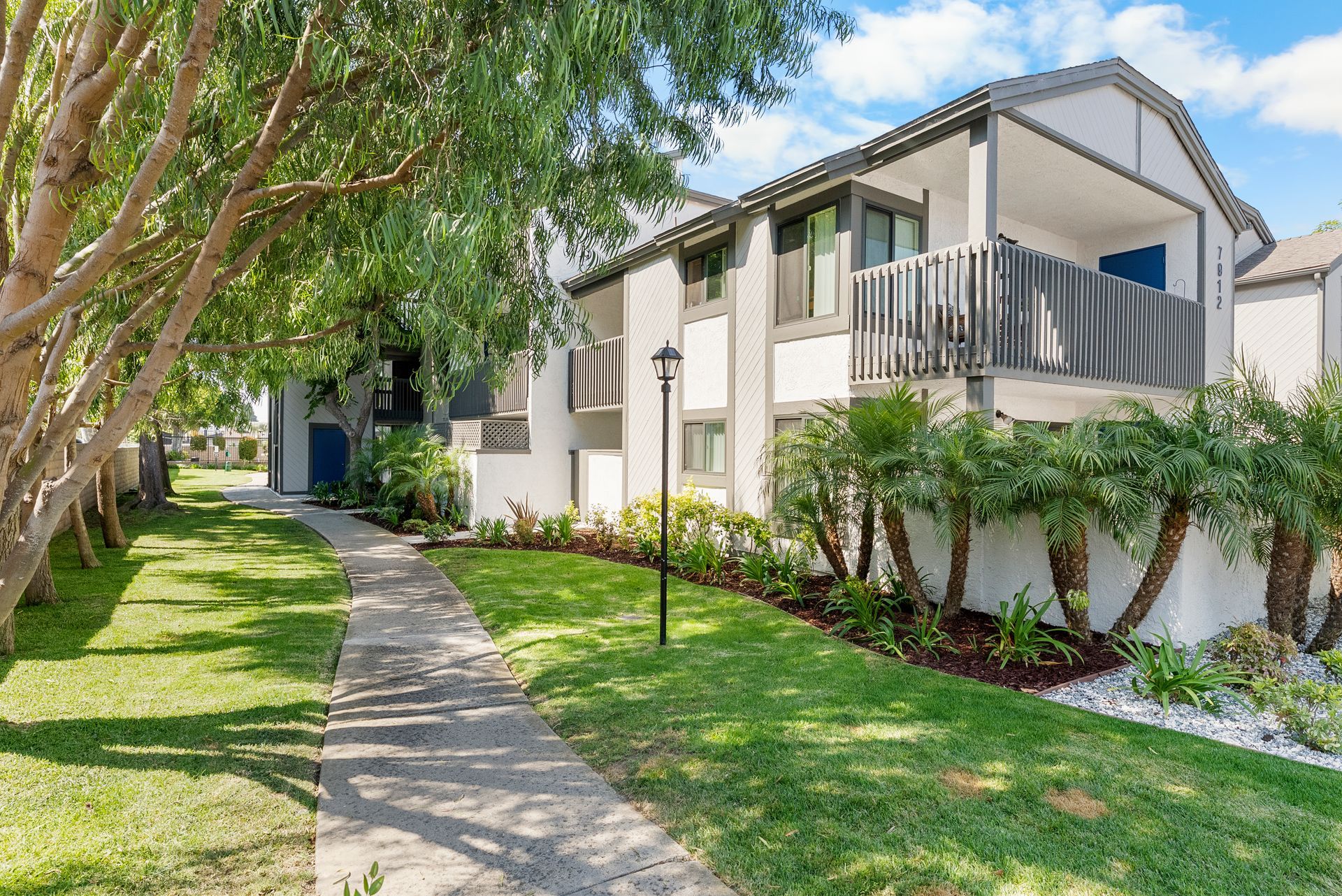 Walkway and building exterior