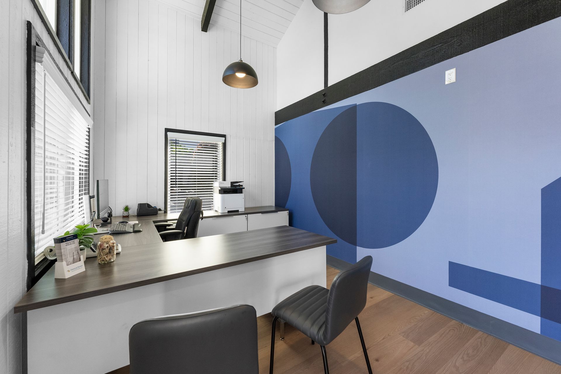 leasing office with desk