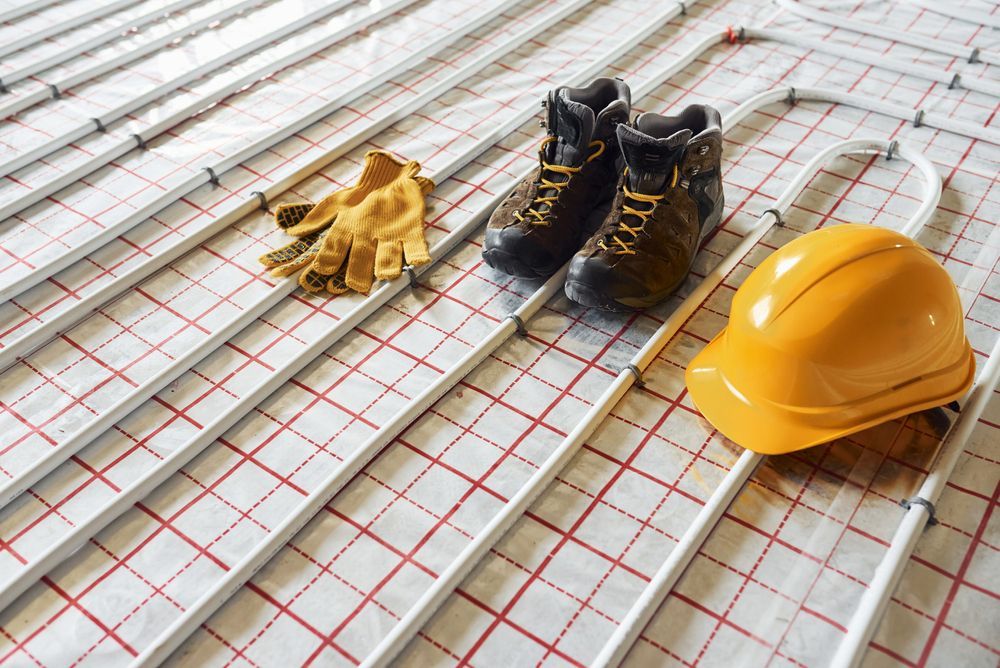 Radiant Floor Heating System Under Construction — Illawarra Underfloor Heating In Bellambi, NSW