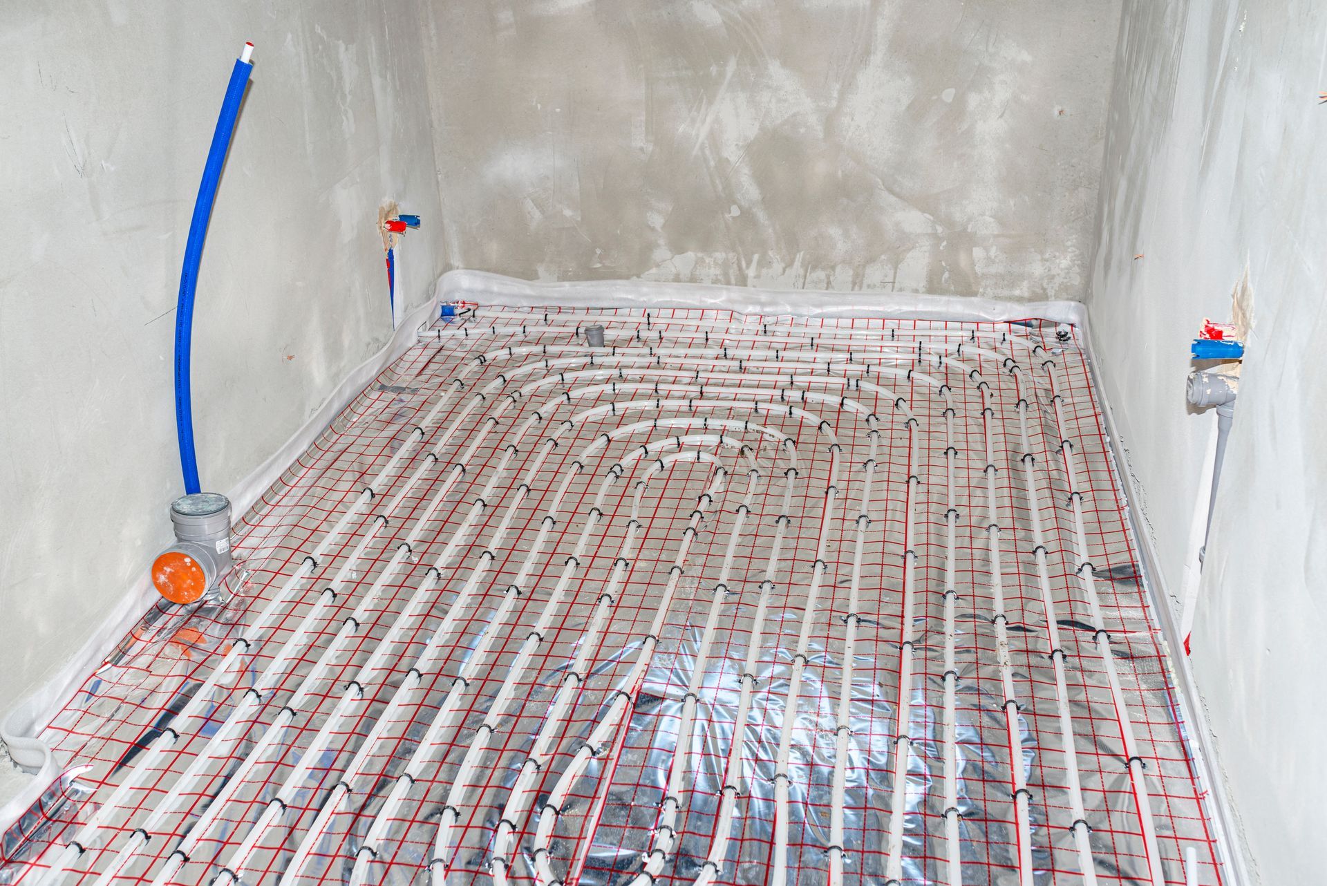 Radiant Floor Heating System Installed in A Room — Illawarra Underfloor Heating In Bellambi, NSW