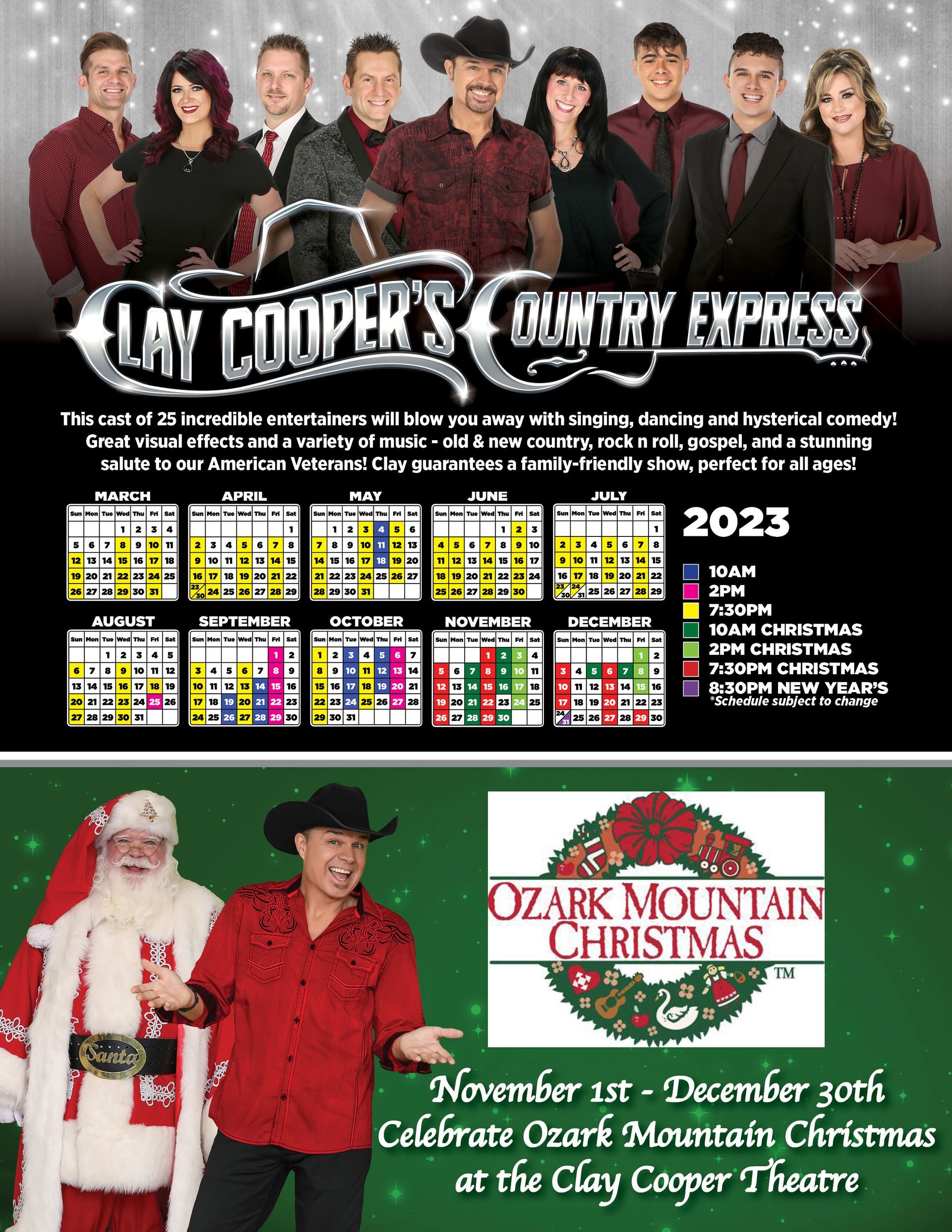 Clay Cooper's Country Express Clay Cooper Theatre Branson