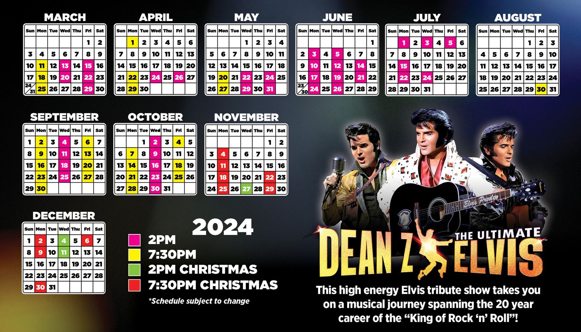 Dean Z Elvis seating chart
