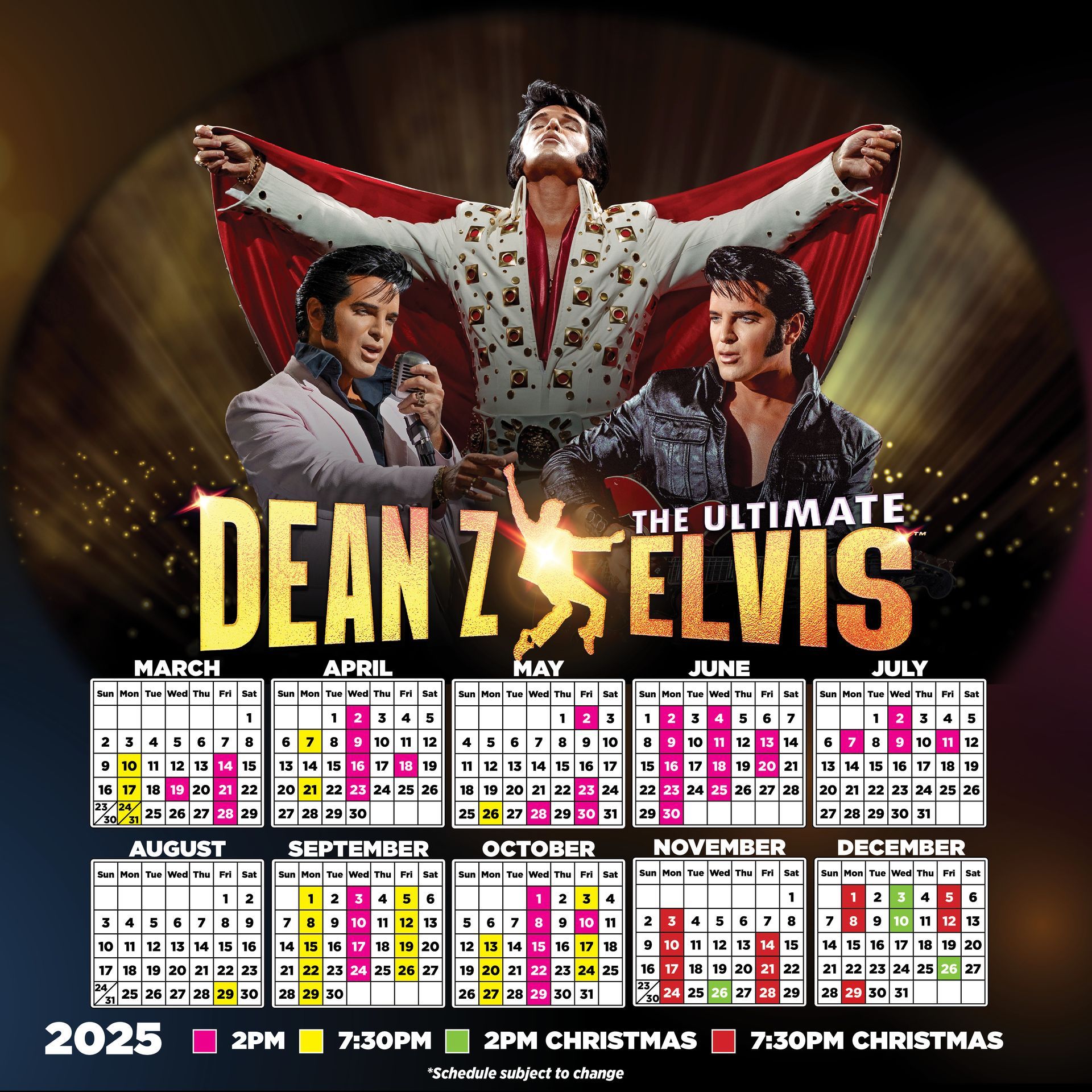 Dean Z Elvis seating chart