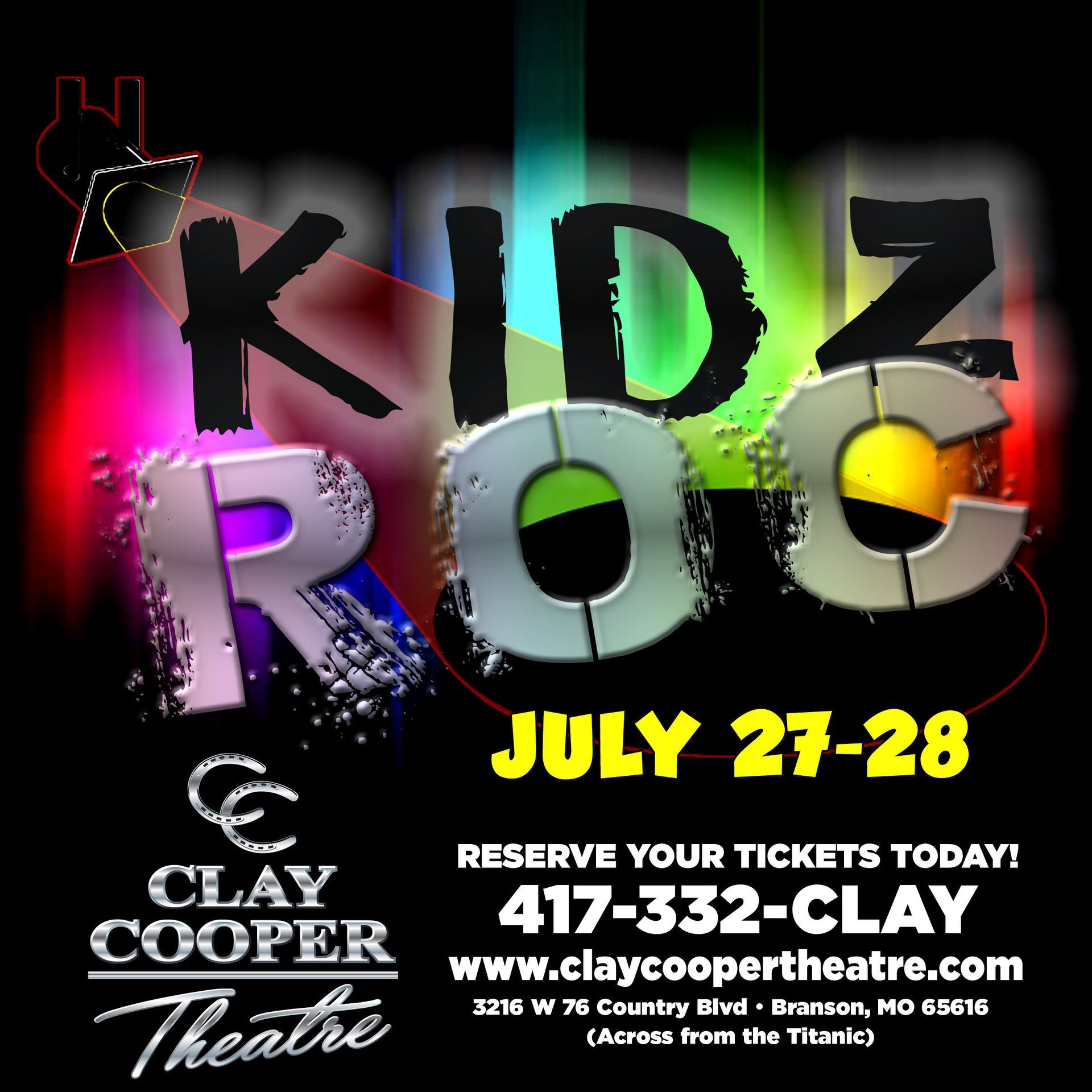 Kidz Rock tickets in Branson, MO