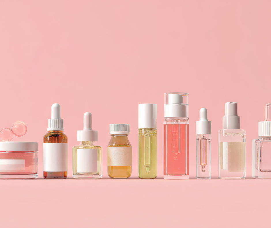 generic skin care bottles