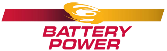 A red , white and blue logo on a white background.