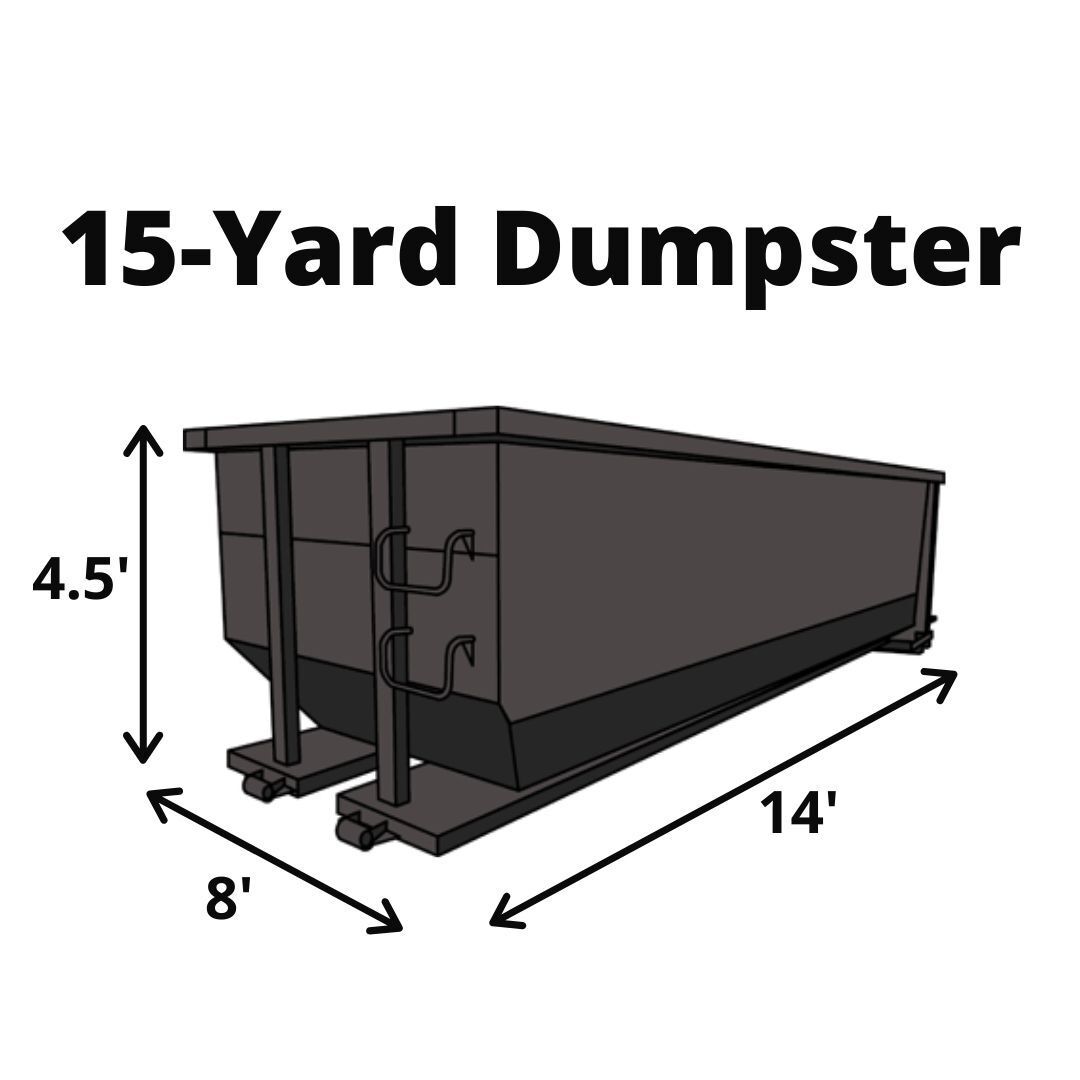 oshkosh dumpster rental 14 yard size