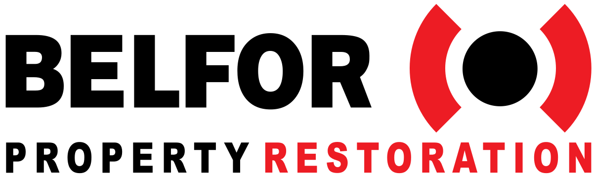 BELFOR logo: Black text 