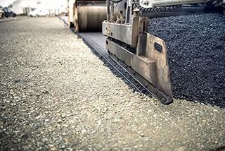 Pavement Truck During Road Works — Asphalt Paving in Union, SC