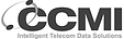CCMI logo in black and white with the tagline “Intelligent Telecom Data Solutions”