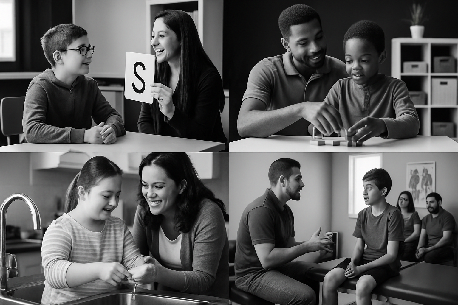 Website homepage for the University of Washington's Masters in Applied Behavior Analysis program, with a building background.