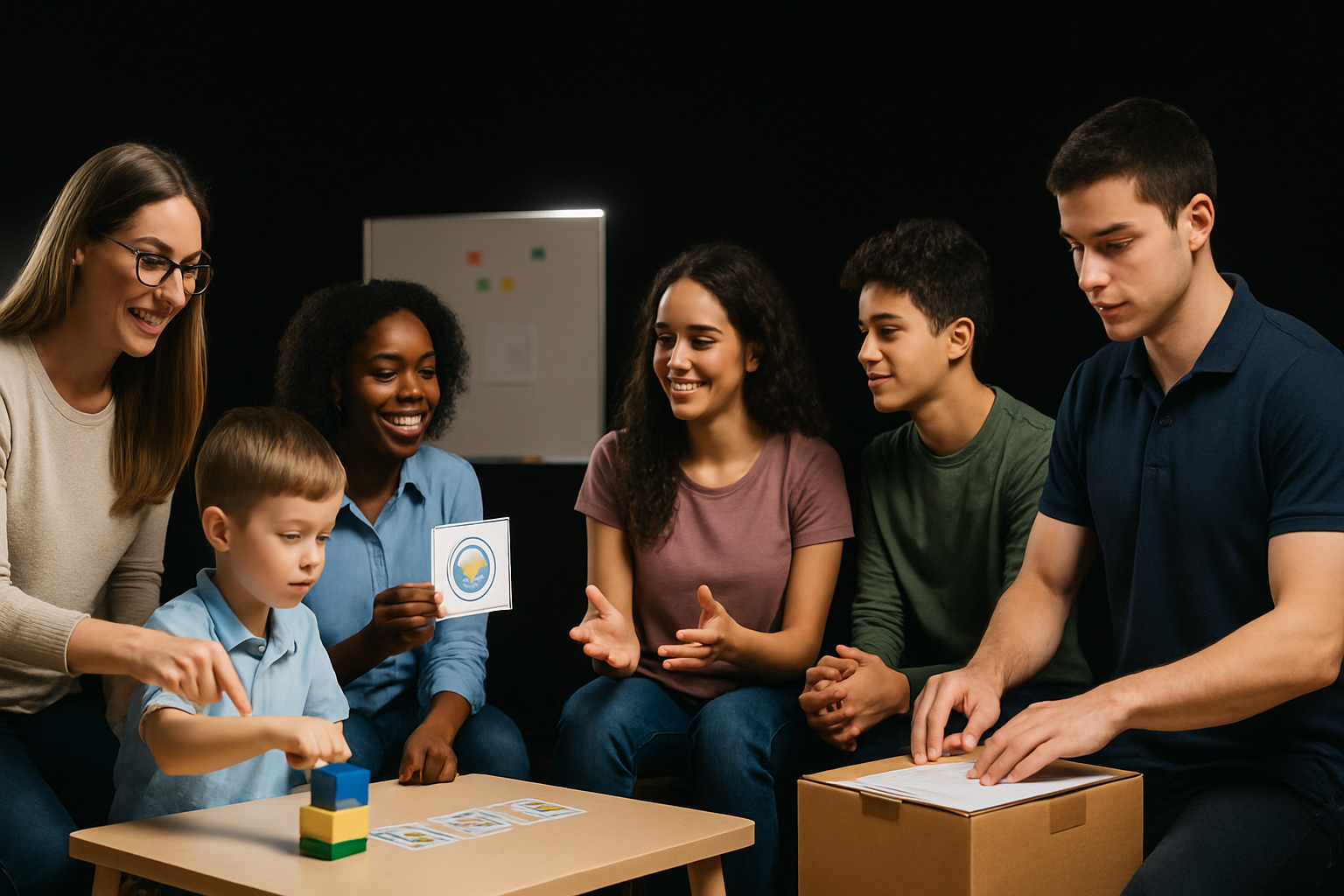 Website homepage for the University of Washington's Masters in Applied Behavior Analysis program, with a building background.