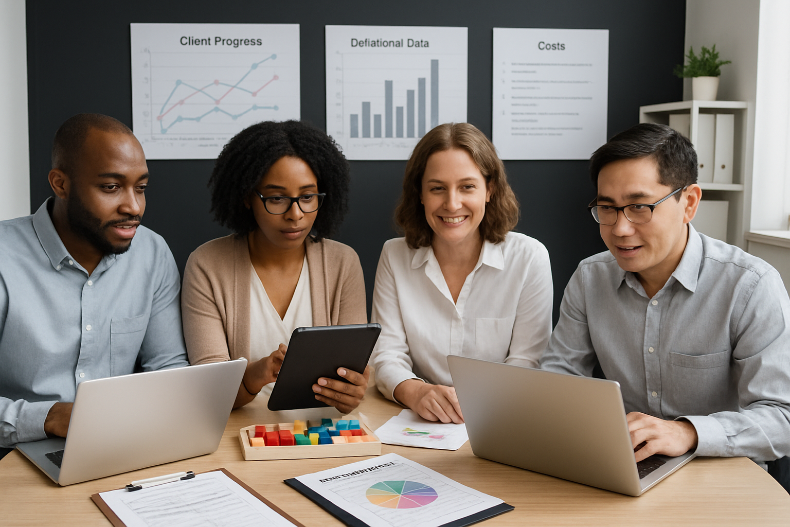 Ball State University webpage for Master's Degree in Applied Behavior Analysis (ABA). Red and white design.