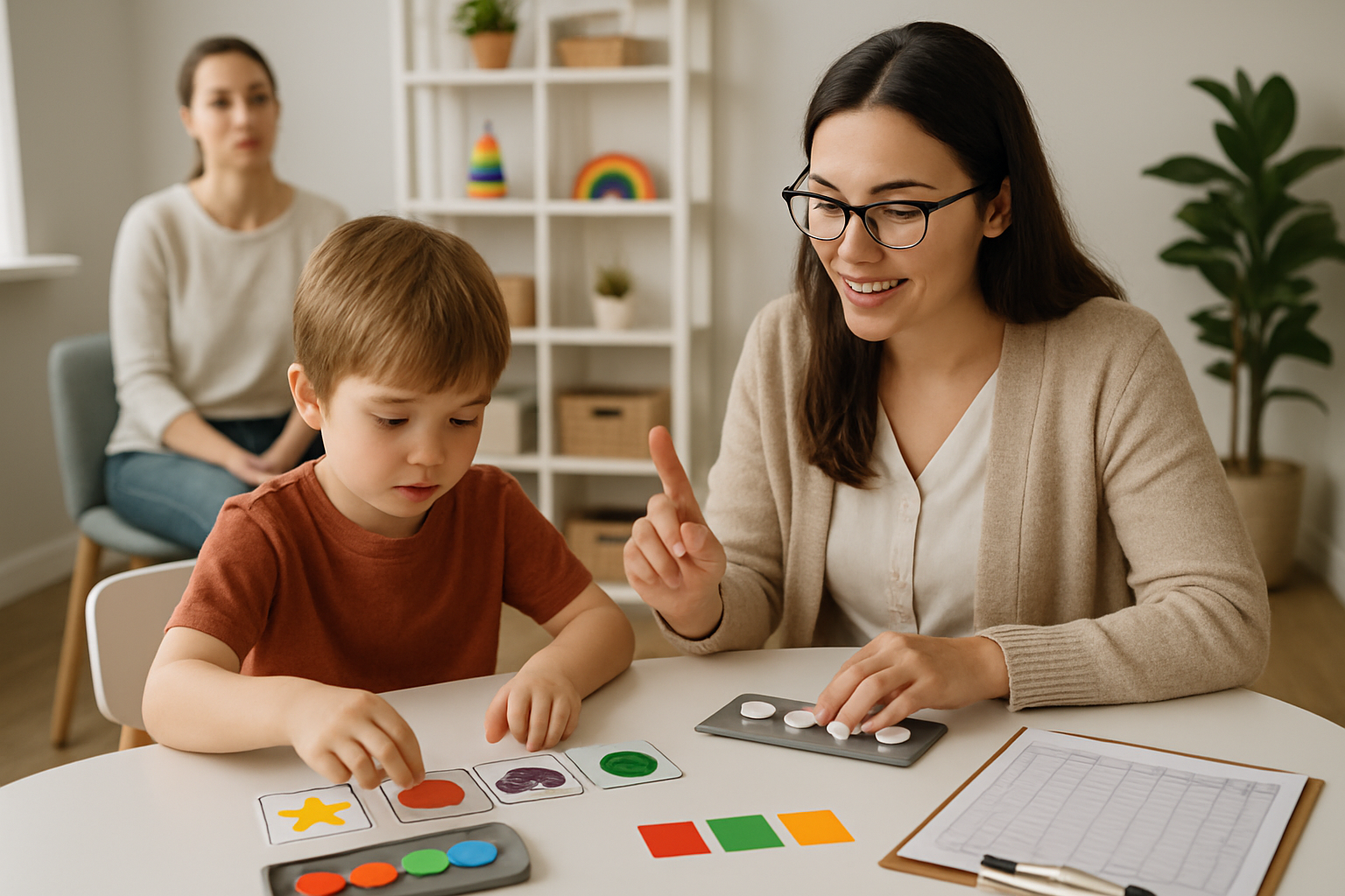 Website homepage for the University of Washington's Masters in Applied Behavior Analysis program, with a building background.