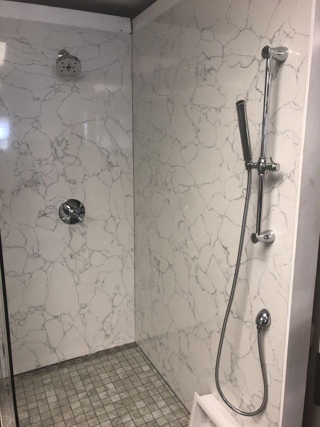 Kitchen Baths Custom Remodels Denver, Quartz Shower Surround