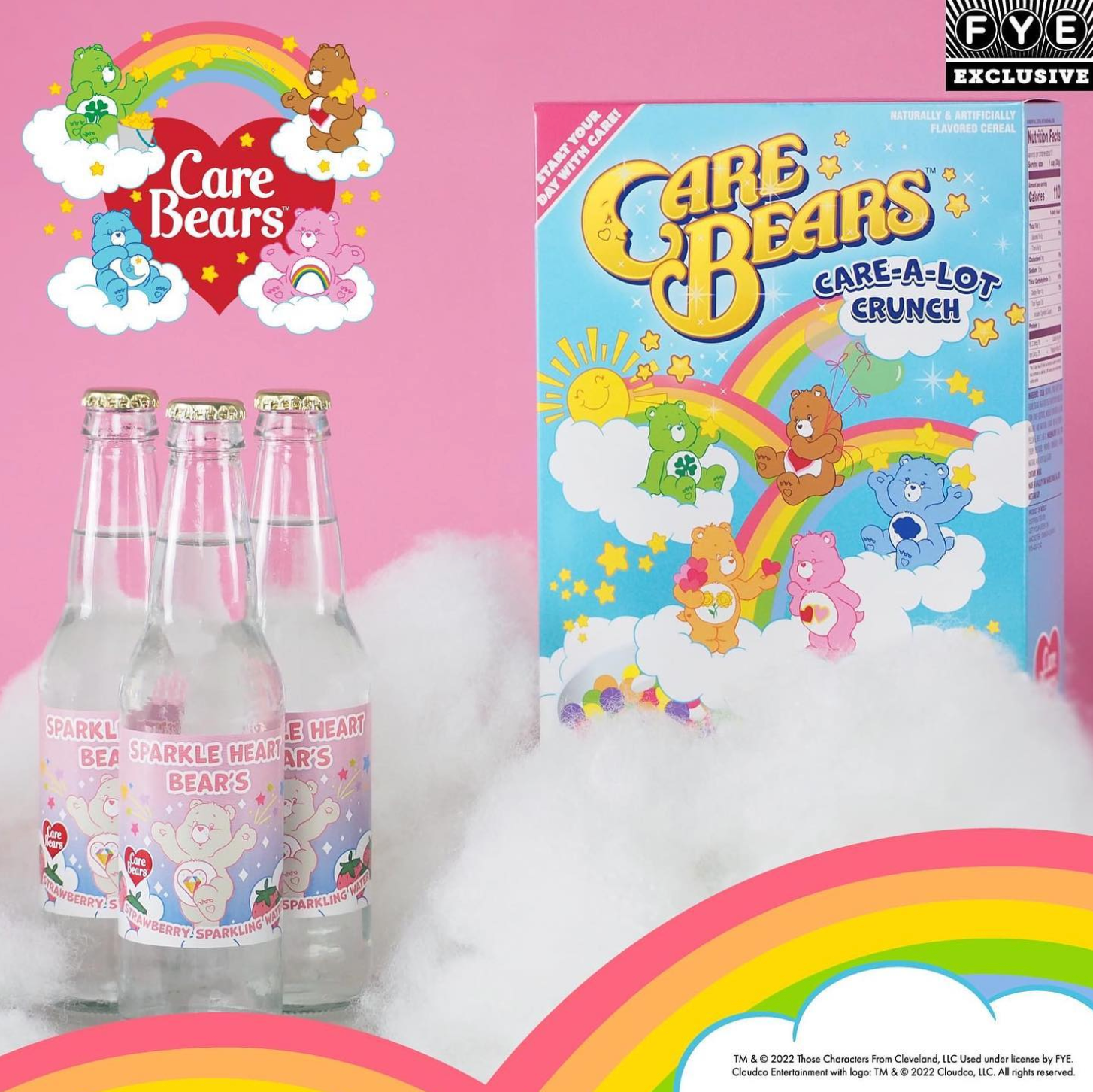 A box of care bears care-a-lot crunch cereal