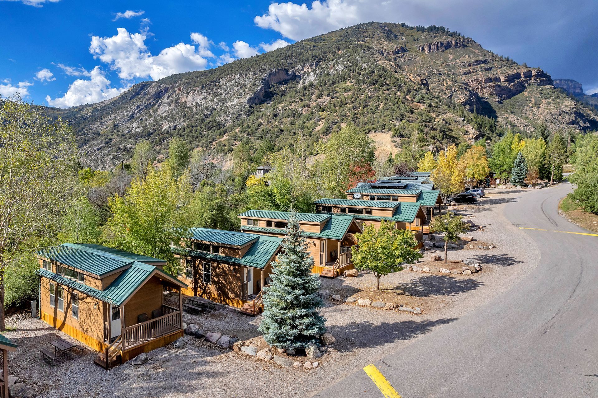 Mountain views from Glenwood Canyon Resort