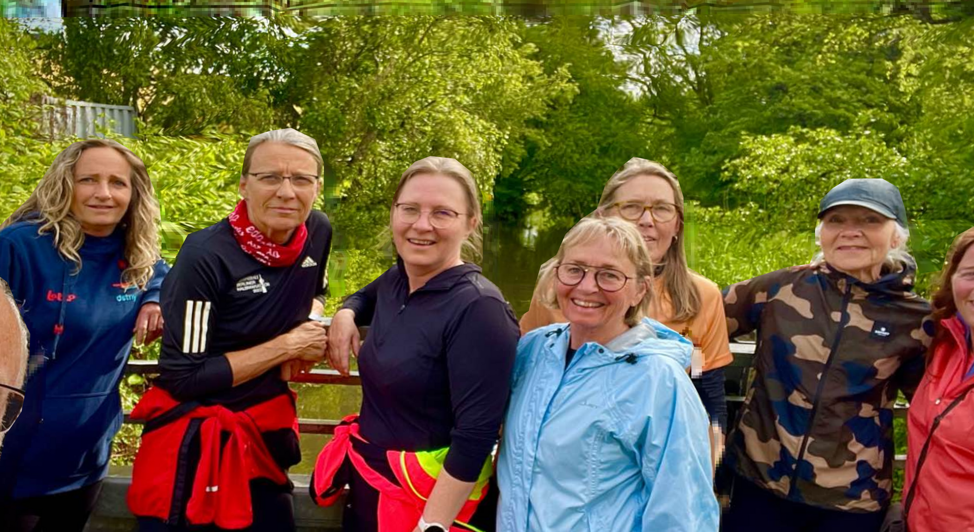 En gruppe kvinder poserer til et billede sammen.