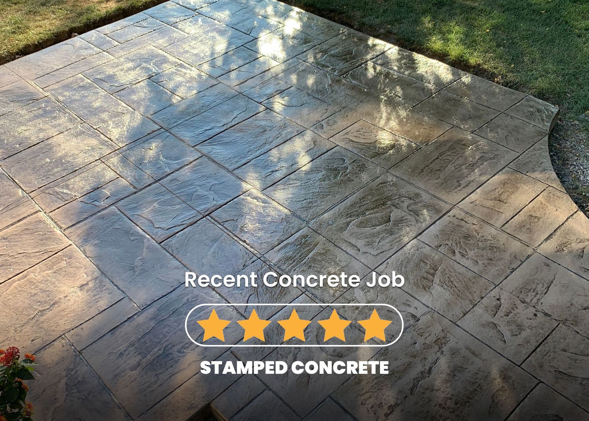 stamped concrete fox valley wi