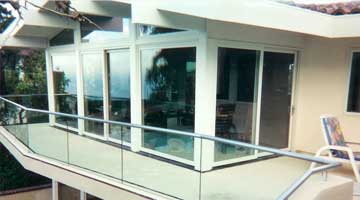 Glass House Balcony — Torrance, CA — Dandoy Glass