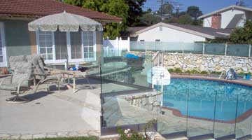 Glass Pool Fence — Torrance, CA — Dandoy Glass