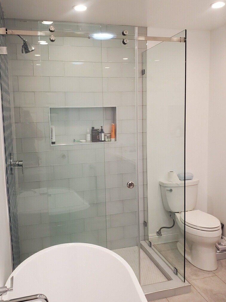 Installed Shower Enclosure — Torrance, CA — Dandoy Glass